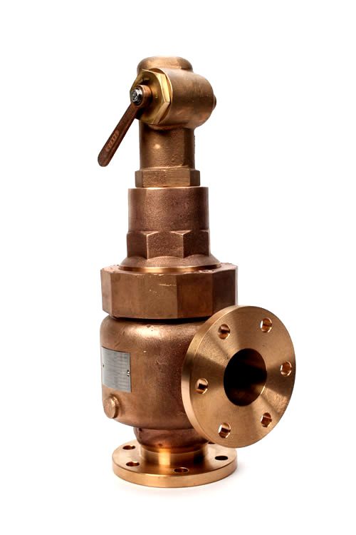Danco Bronze SemiNozzle Pressure Relief Valve with Flanged Connections